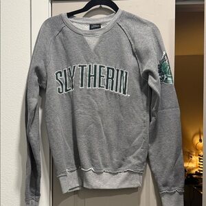 Slytherin Gray Crewneck Sweater
